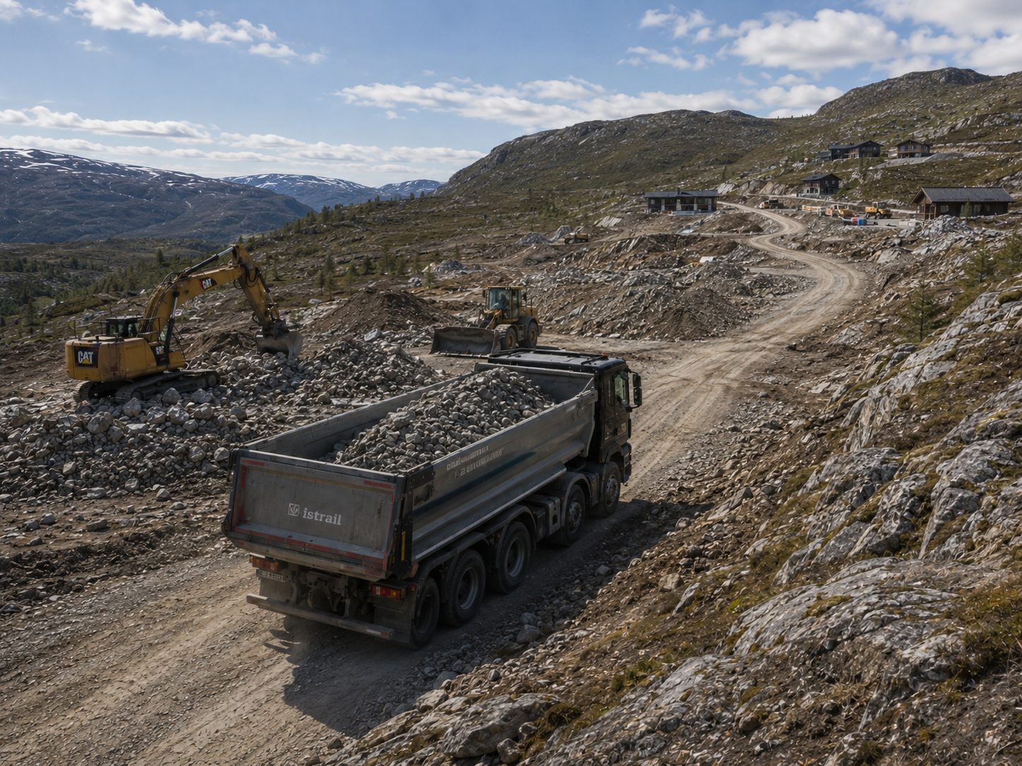 Massetransport Storfjellet
