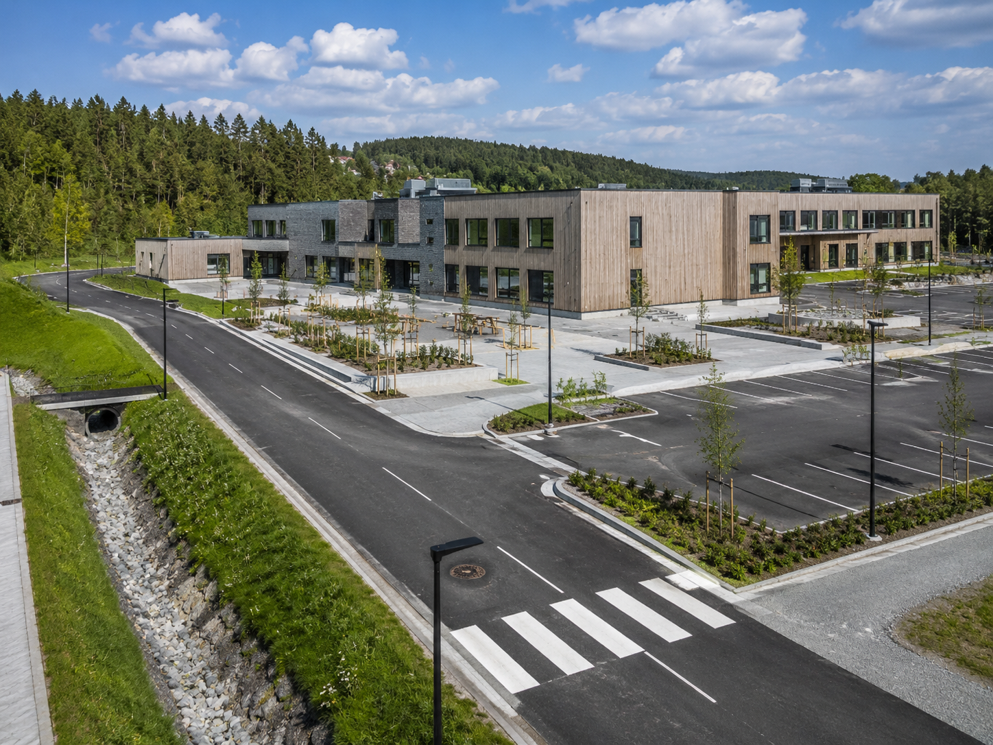 Grunnarbeid for ny barneskole