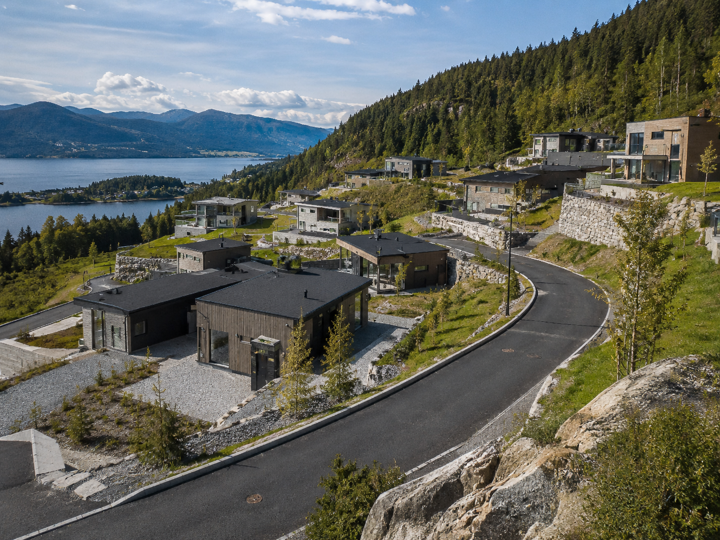Massetransport Fjellsiden Boligfelt
